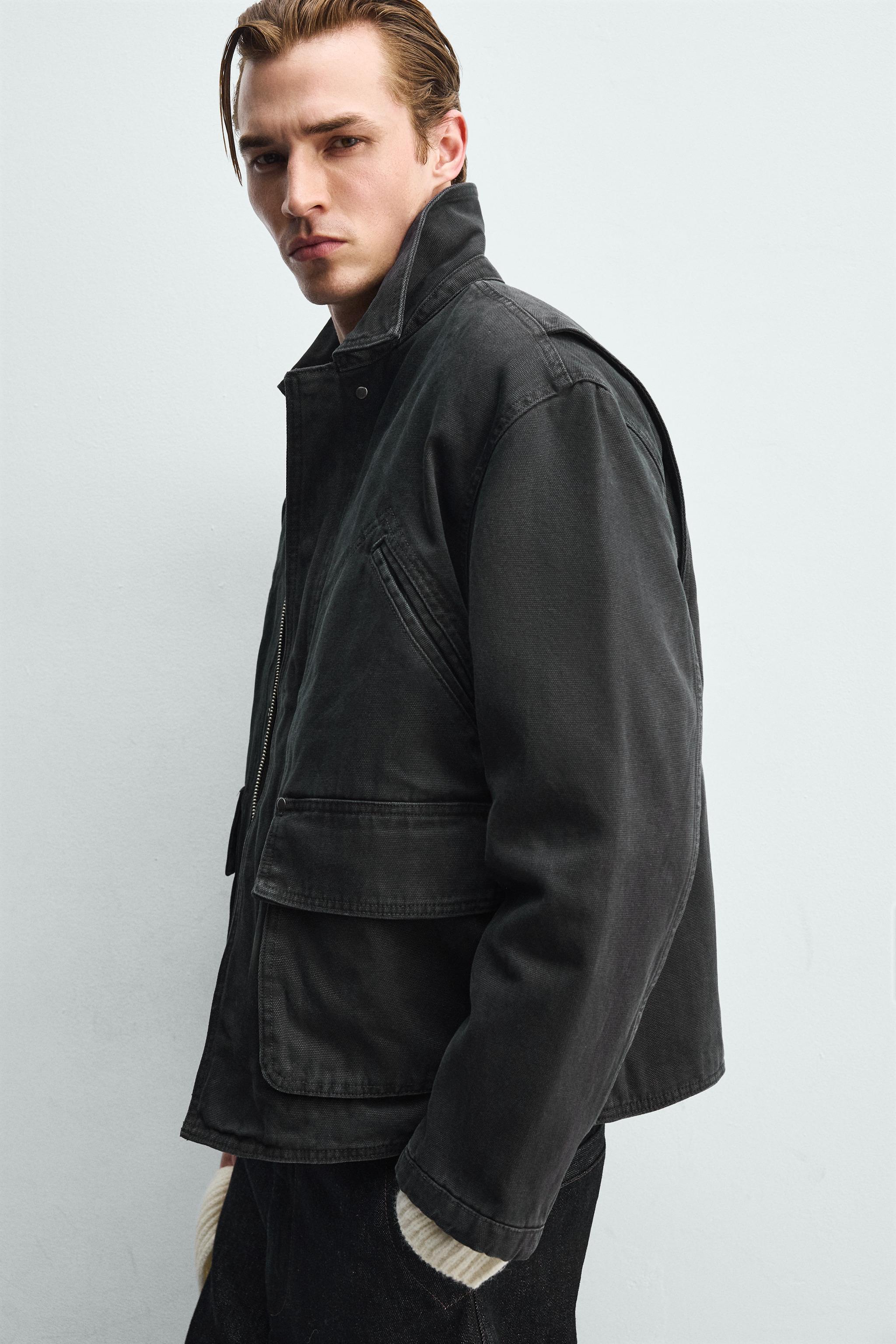 WASHED POCKET RELAXED FIT JACKET